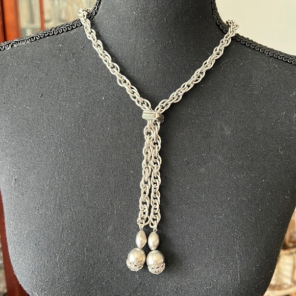 Jewelry Vintage Slide Necklace With Decorative Beads Poshmark